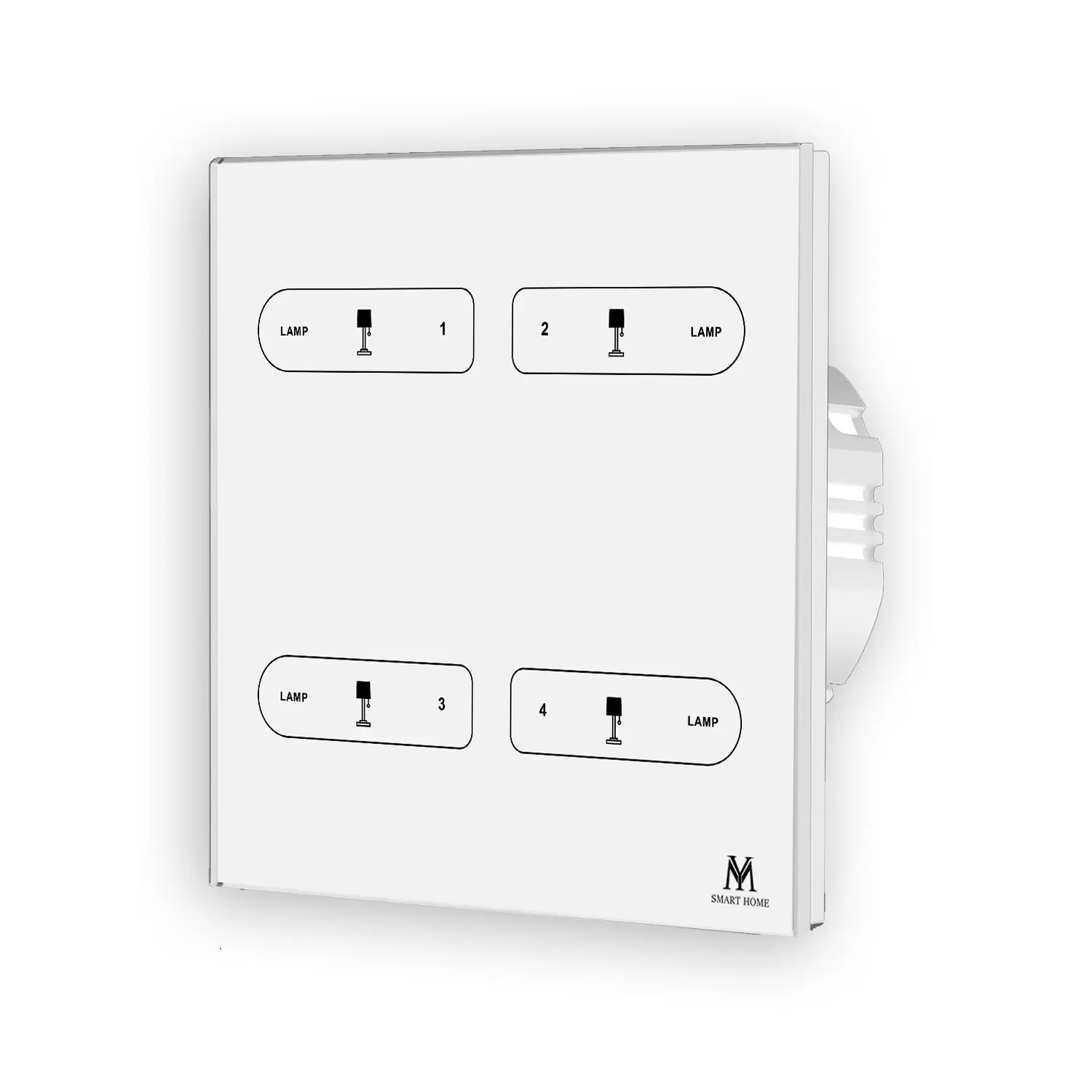 کلید لمسی طرح لوکس چهار پل